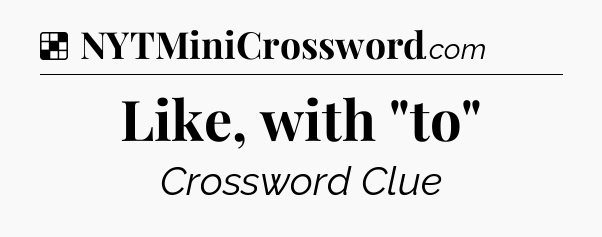 Solution: Like, with 