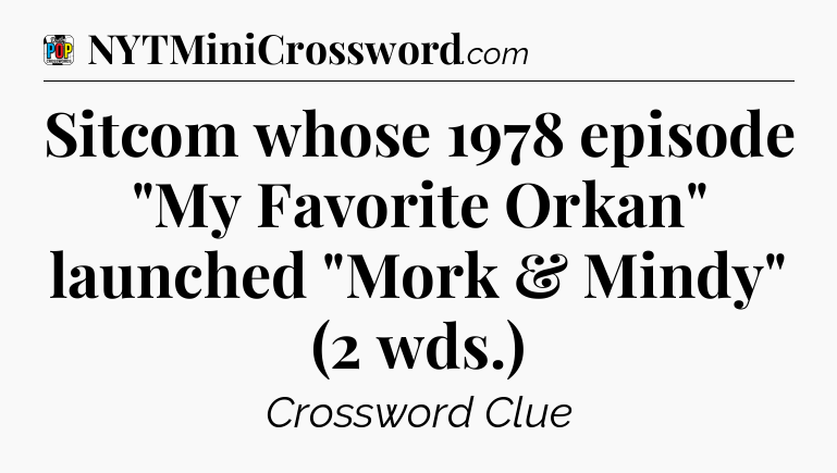 Sitcom whose 1978 episode 