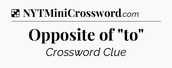 Solution: Opposite of 