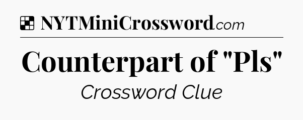 Solution: Counterpart of 