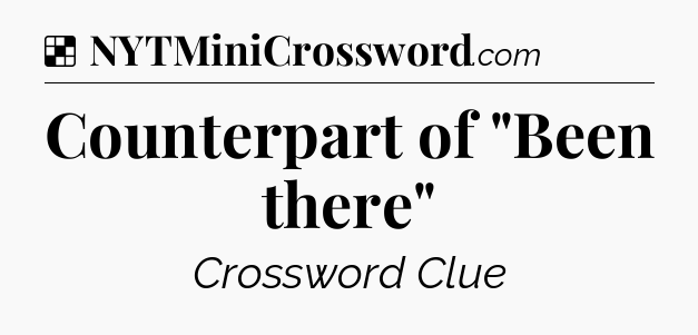 Solution: Counterpart of 