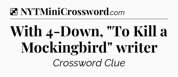 Solution: With 4-Down, 