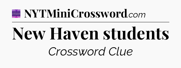 New Haven students - Thomas Joseph Crossword