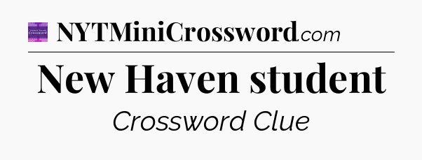 New Haven student - Thomas Joseph Crossword