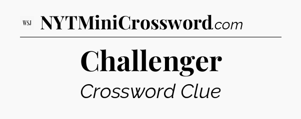 Challenger - WSJ Crossword