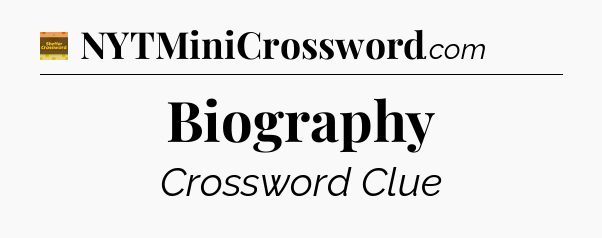 Biography crossword clue Eugene Sheffer