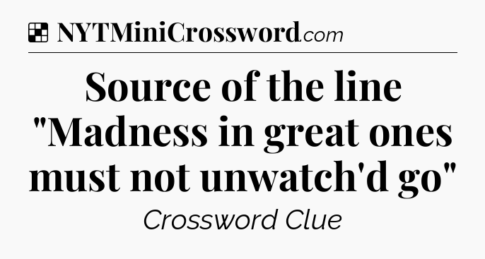 Solution: Source of the line 