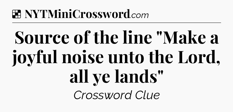 Solution: Source of the line 