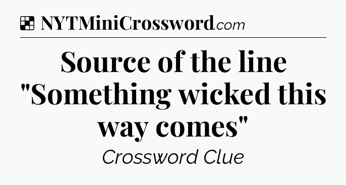 Solution: Source of the line 