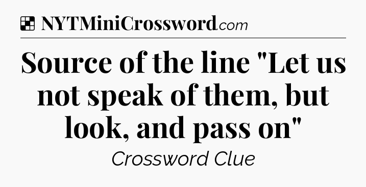 Solution: Source of the line 