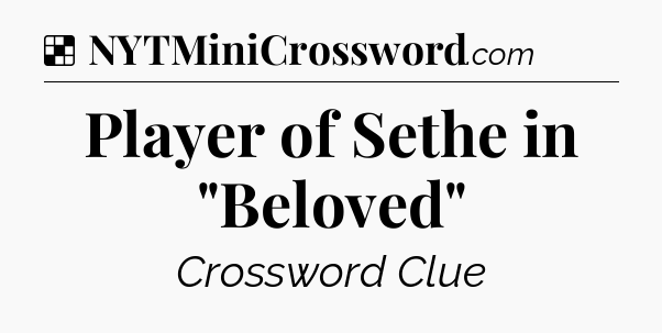 Solution: Player of Sethe in 