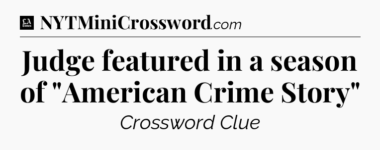 Judge featured in a season of 