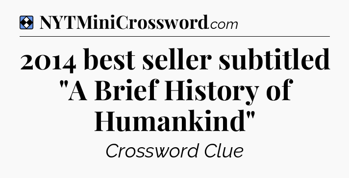 Solution: 2014 best seller subtitled 