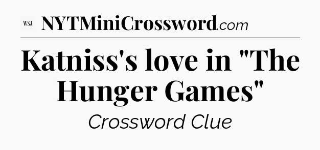 Katniss's love in 