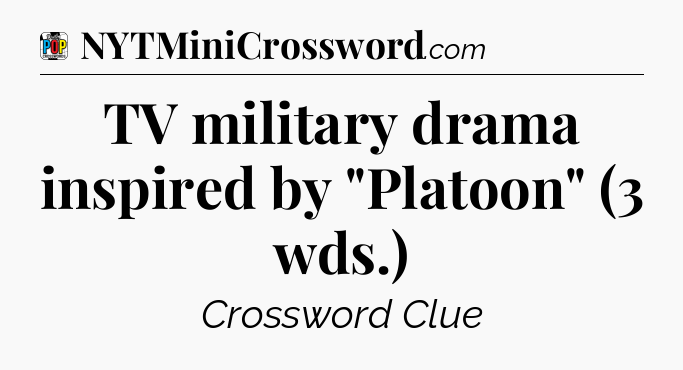 TV military drama inspired by 