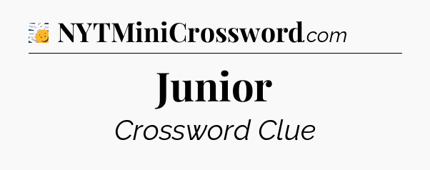 Junior - 7 Little Words