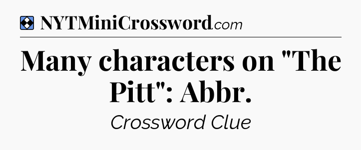 Solution: Many characters on 