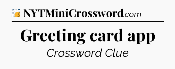 Greeting card app - 7 Little Words