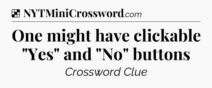 Solution: One might have clickable 