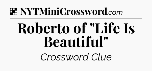 Solution: Roberto of 