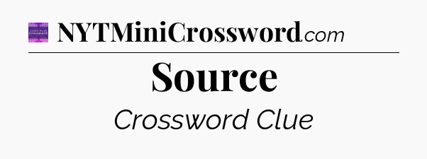 Source - Thomas Joseph Crossword