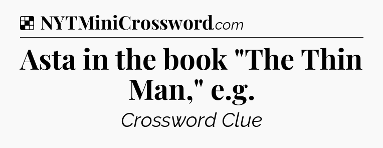 Solution: Asta in the book 