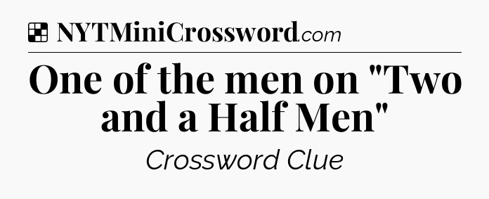 Solution: One of the men on 