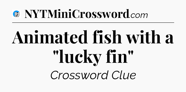 Animated fish with a 