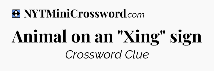 Solution: Animal on an 