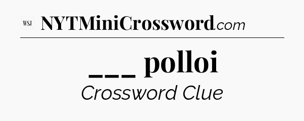 ___ polloi - WSJ Crossword