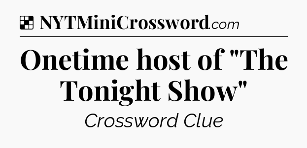 Solution: Onetime host of 