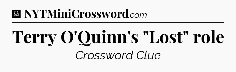 Terry O'Quinn's 