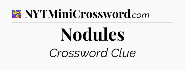 Nodules Codycross