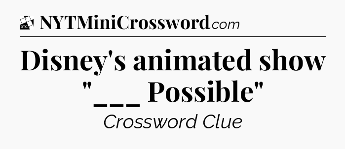 Disney's animated show 