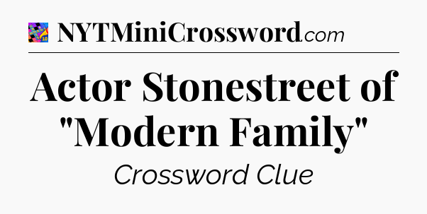 Actor Stonestreet of 