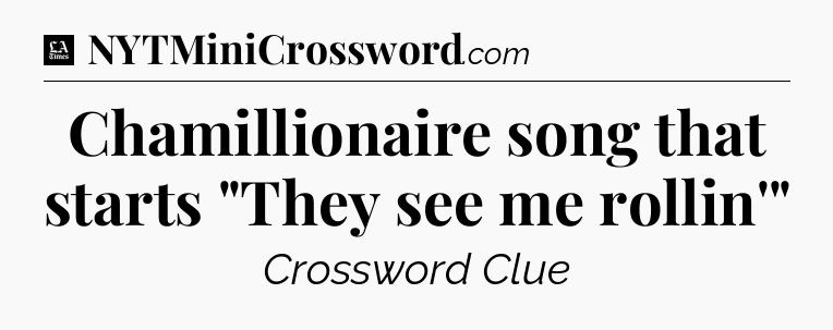 Chamillionaire song that starts 