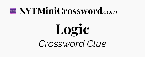 Logic - Thomas Joseph Crossword