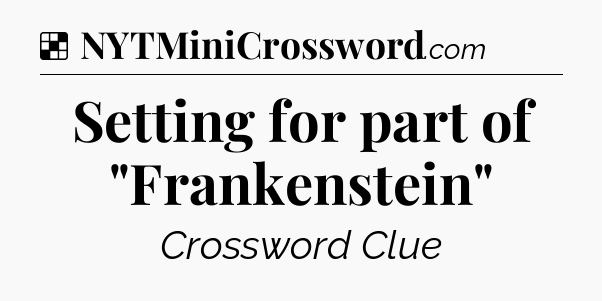 Solution: Setting for part of 