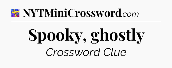 Spooky, ghostly Codycross