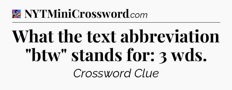 What the text abbreviation 