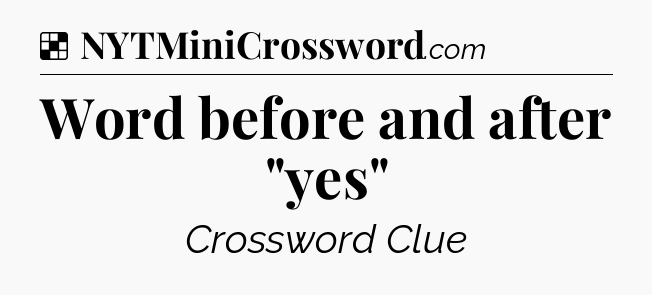 Solution: Word before and after 