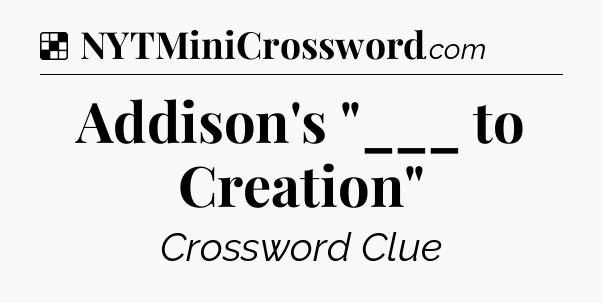 Solution: Addison's 