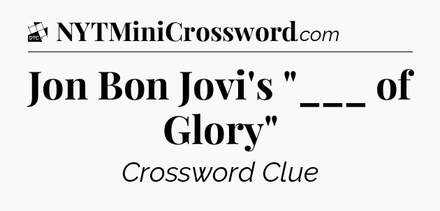 Jon Bon Jovi's 