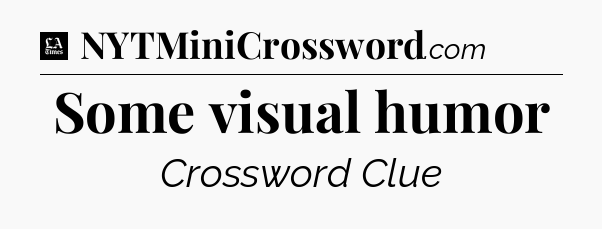 Some visual humor - LA Times Crossword