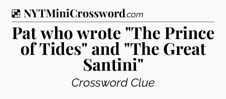 Solution: Pat who wrote 