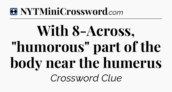 Solution: With 8-Across, 
