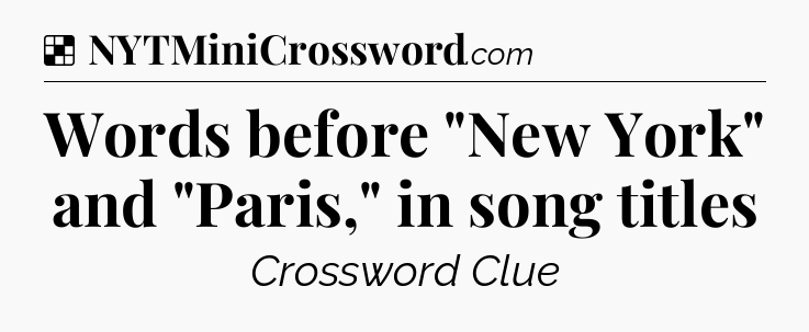 Solution: Words before 