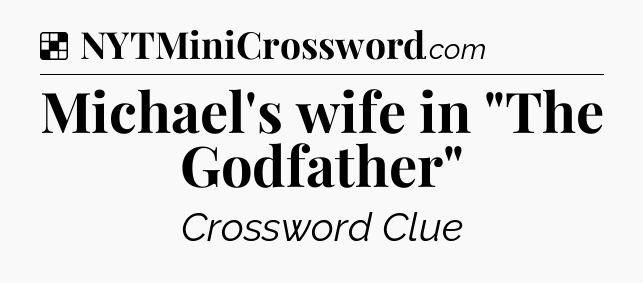 Solution: Michael's wife in 