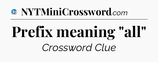 Prefix meaning 