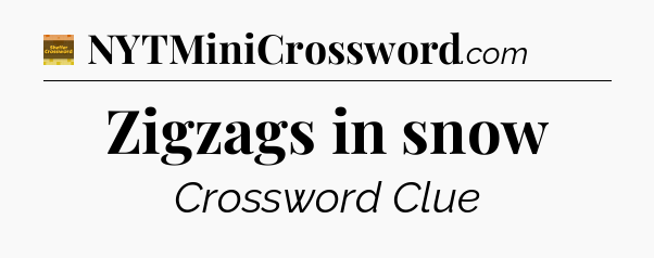 Zigzags in snow - Eugene Sheffer Crossword
